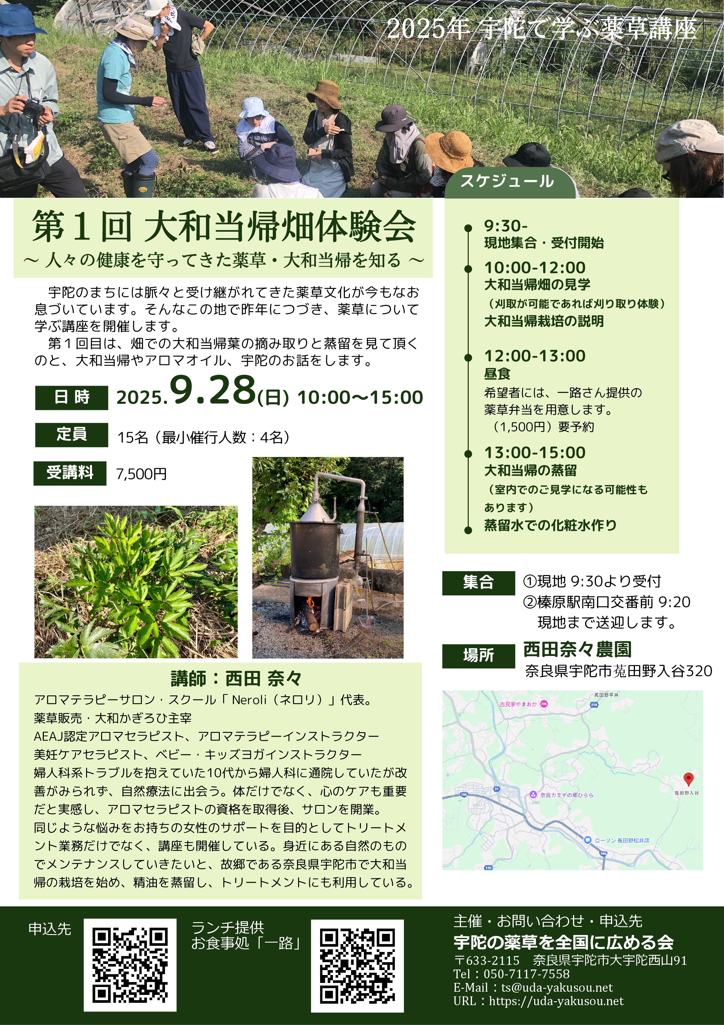 人々の健康を守ってきた薬草・大和当帰を知るの画像１